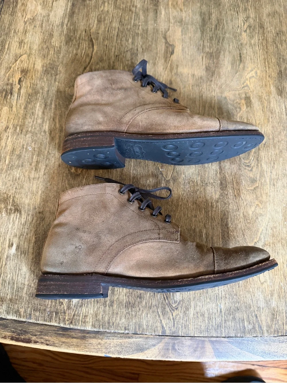 Thursday Boot Co Everyday Mocca Suede Cap Toe Chukka Boots Men’s 8 US Brown